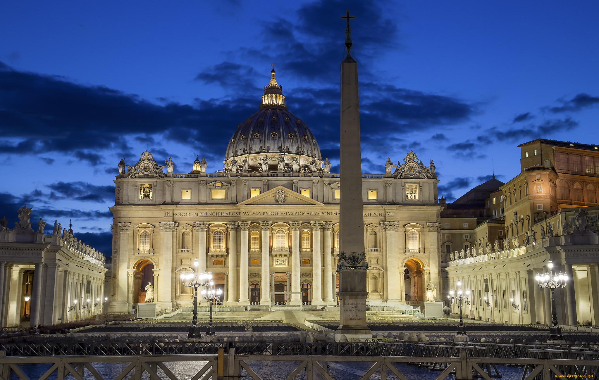 Обои St. Peter`s Basilica Города Рим, Ватикан (Италия), обои для рабочего  стола, фотографии st, peter`s basilica, города, рим, ватикан , италия,  собор Обои для рабочего стола, скачать обои картинки заставки на рабочий